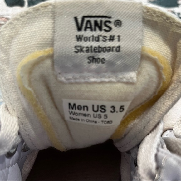 Used white high top Vans - Picture 5 of 5